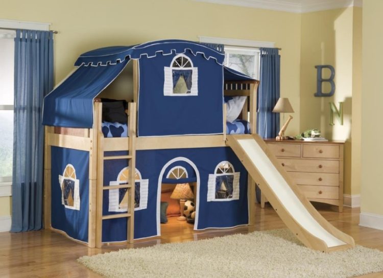 Kids Built-In Bunk Beds Design