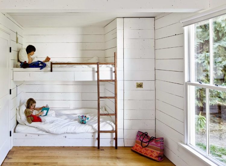 Built-In Bunk Beds Design 