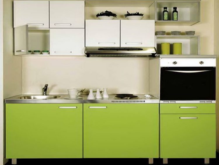 Soothing Green Kitchen Cabinets 