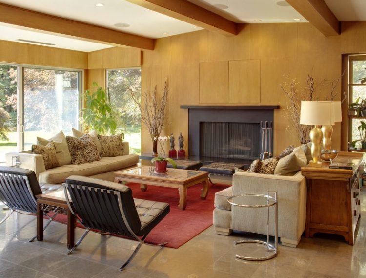 mid centry modern living room