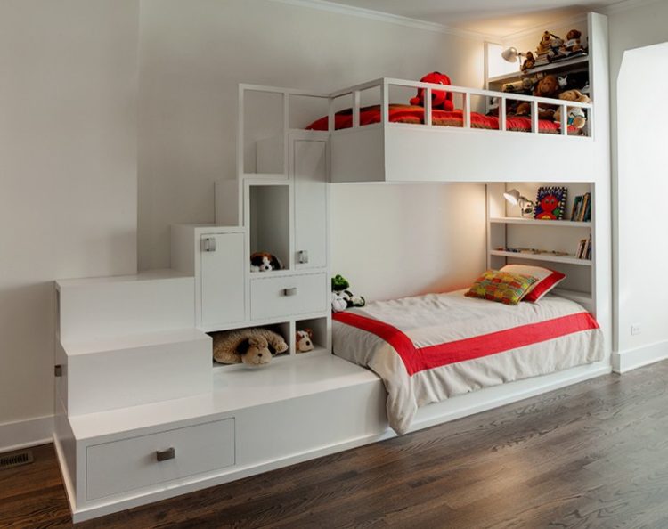 Built-In Bunk Beds For Children