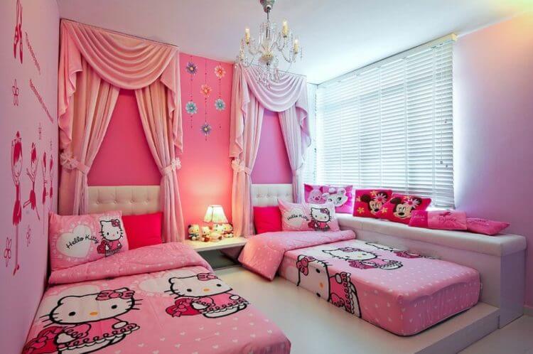 Hello Kitty bedroom decoration