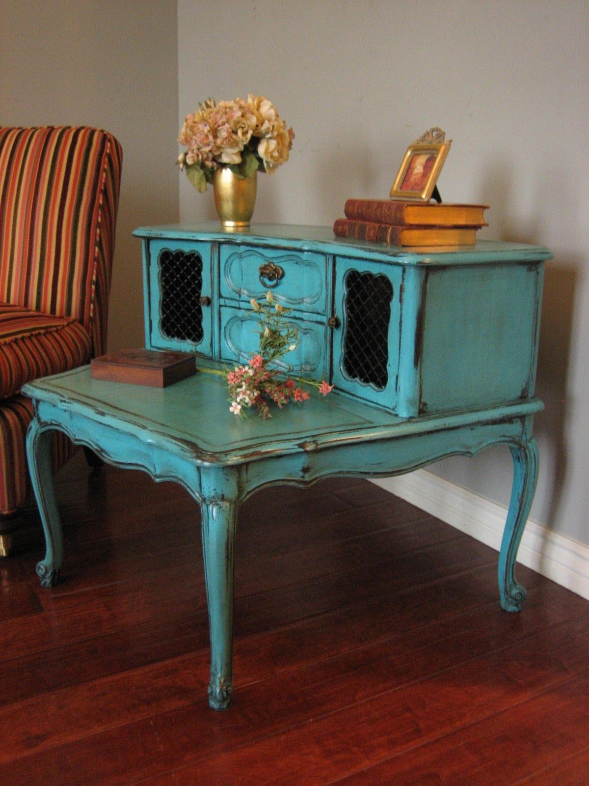 turquoise furniture