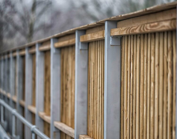 Timber Acoustic Fence