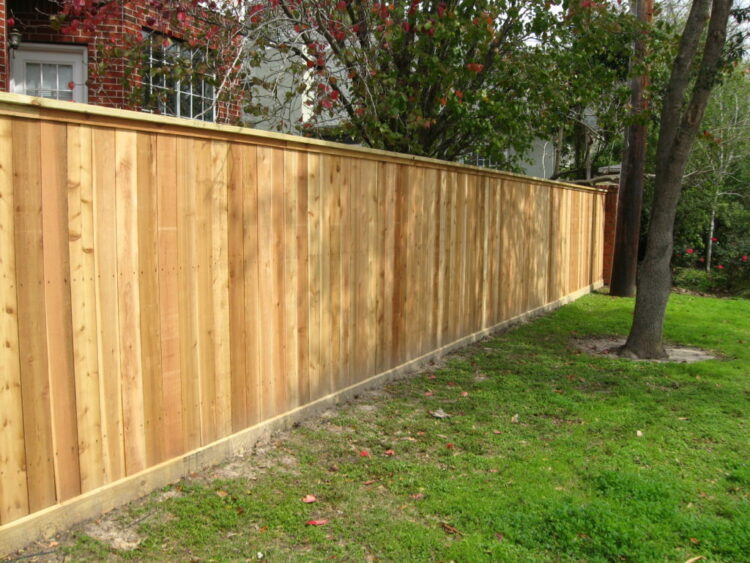 Unfinished Wood Fence