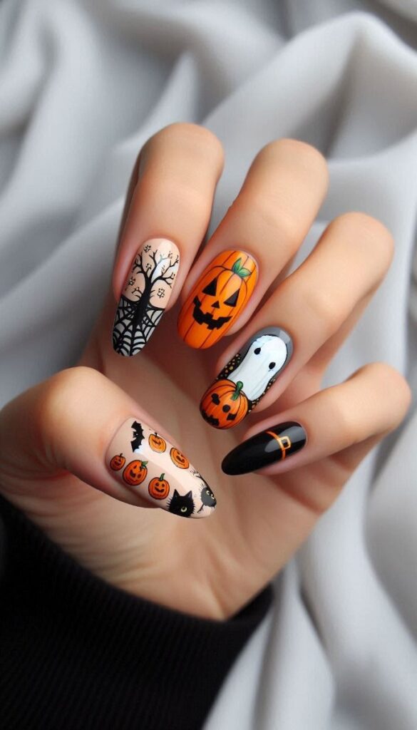 halloween nails