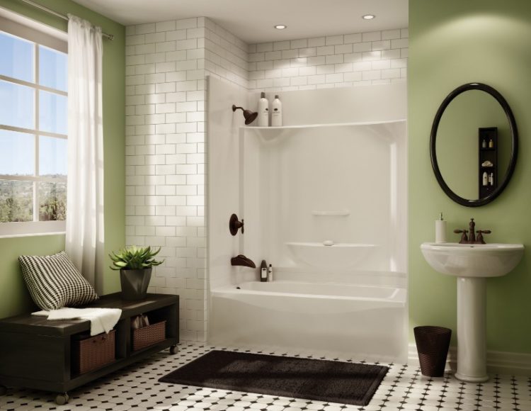 Bathtub Shower Combo Ideas For Wonderful Bathroom Area Design