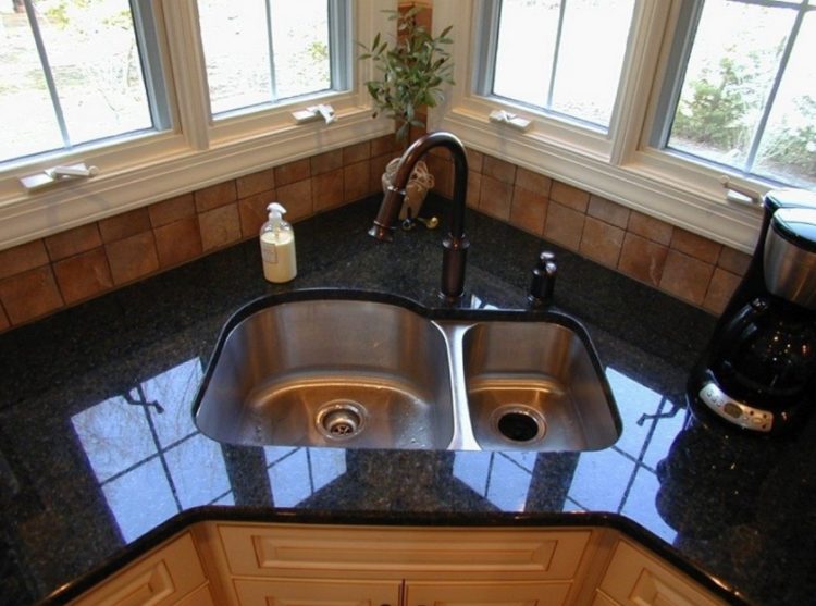 composite corner kitchen sink