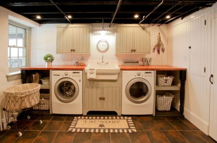 13+ Best of The Best Basement Laundry Room Design Ideas