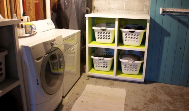 Basement laundry room design