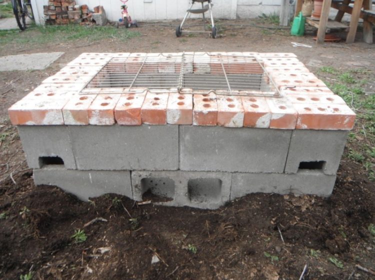 Cinder Block Fire Pit Aribe Net 