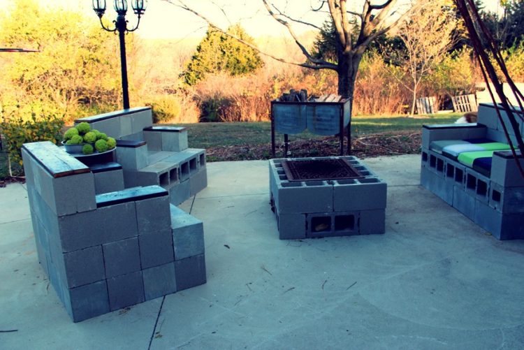 15 Outstanding Cinder Block Fire Pit Design Ideas For Outdoor