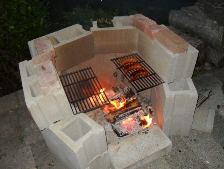 Cinder Block Fire Pit Erahomedesign Com2 