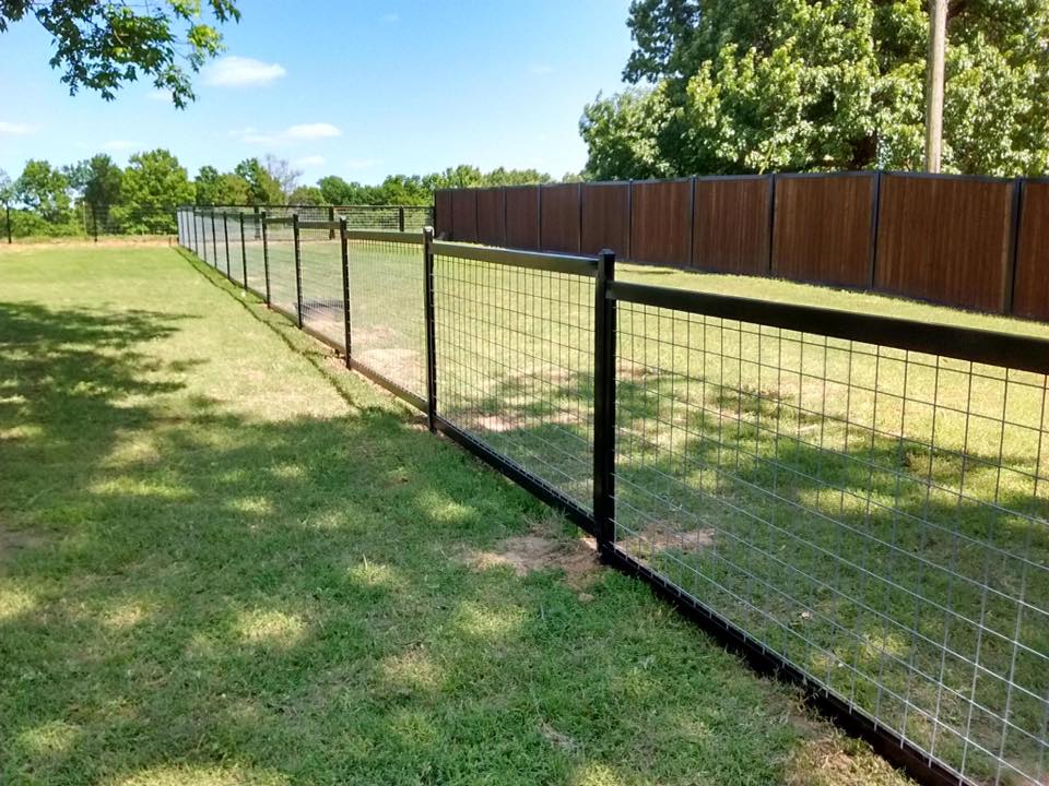 Modern Hog Wire Fence