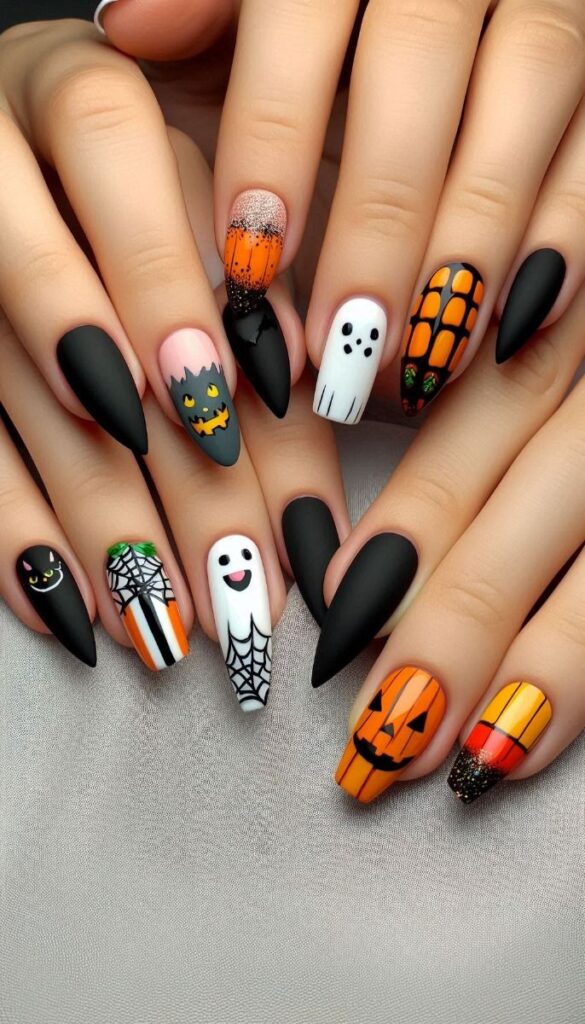 halloween nails